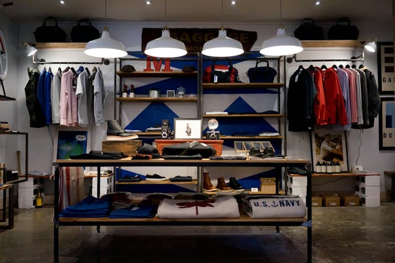 Retail store and showroom interior.
